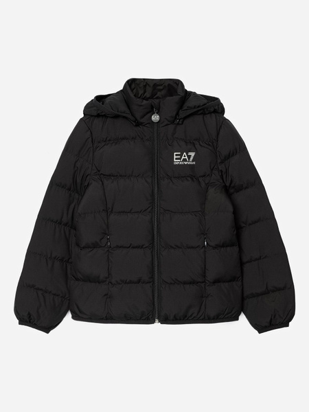 Куртка EA7 Train Logo Series Crossover Girl Eco Down Jacket купить на ...