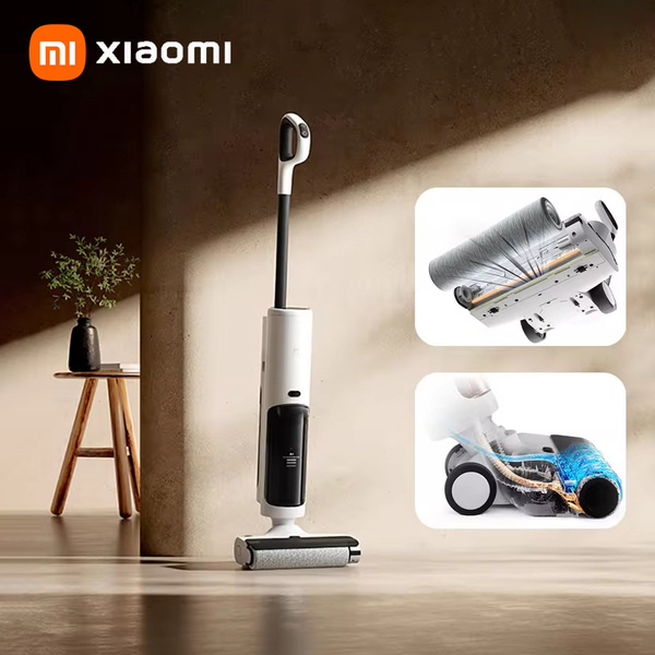 Xiaomi Электрошвабра Mijia беспроводная поломоечная машина 2C, пылесос ...