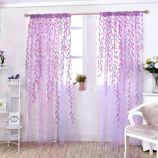 Штора YingSong ZSS0208 , 200х100см, Прозрачный оконный экран средний ...