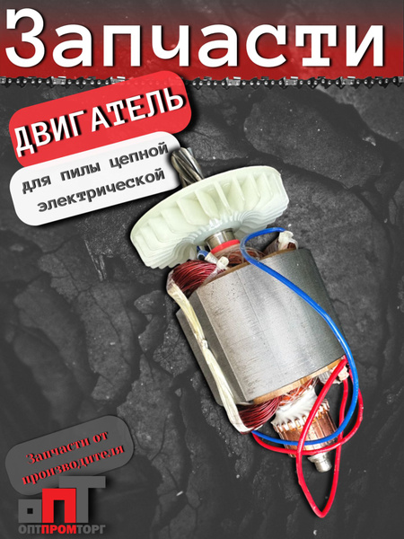 Двигатель (Якорь-ротор, статор) для пилы цепной электрической купить на ...