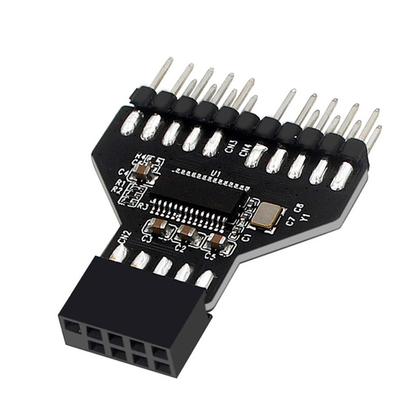Разветвитель USB 9Pin для материнской платы 1 в 2 купить на OZON по ...