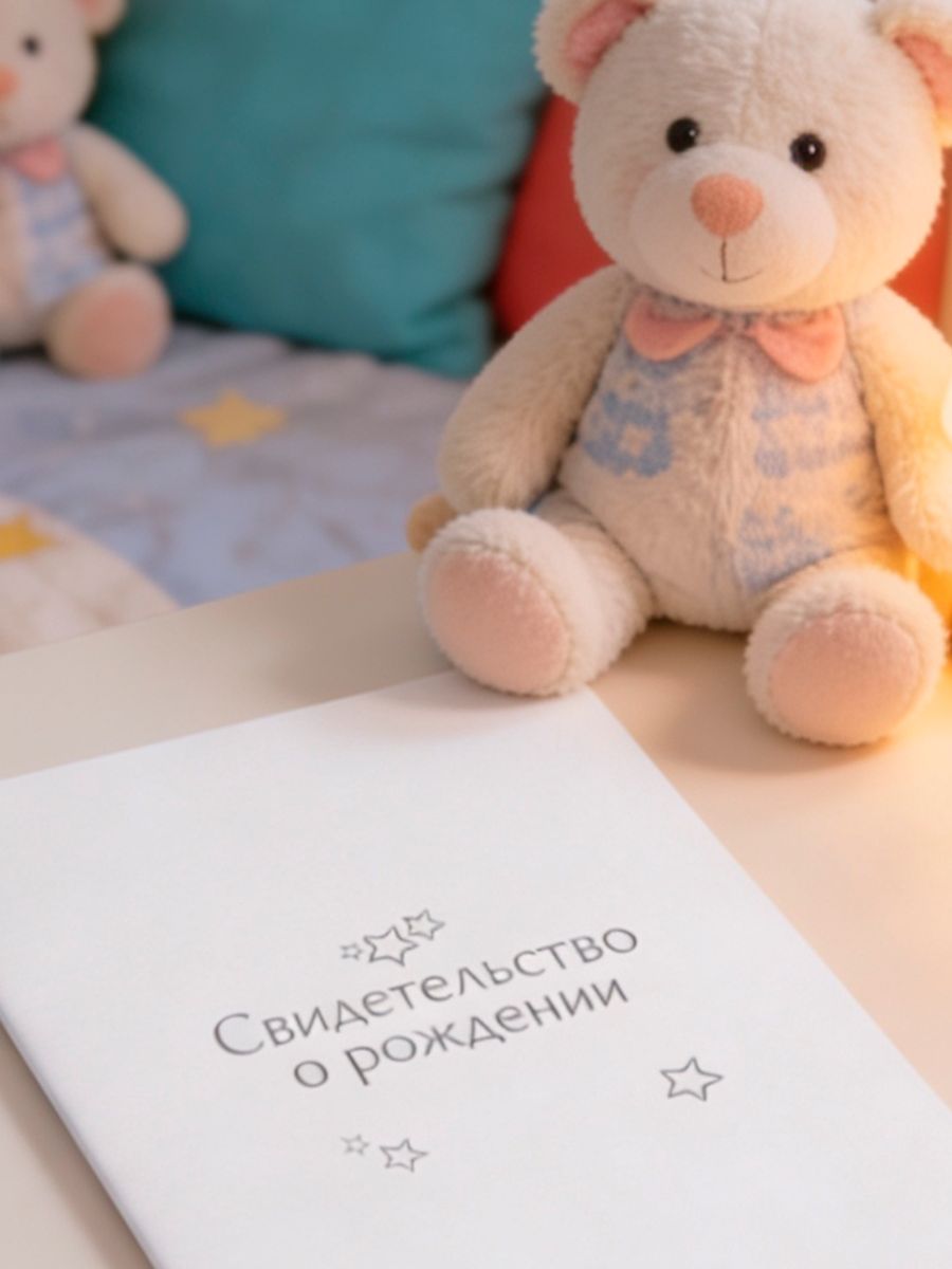 Обложка на свидетельство о рождении ребенка фото 2