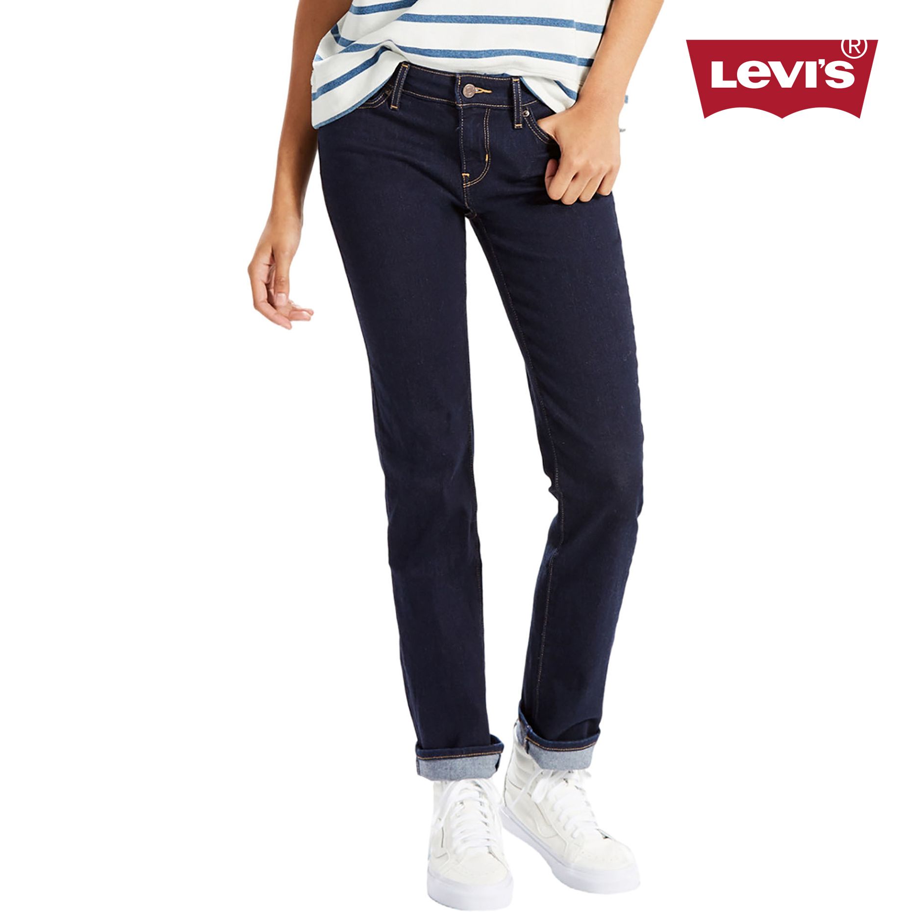 Womens levis deals 712 slim jeans