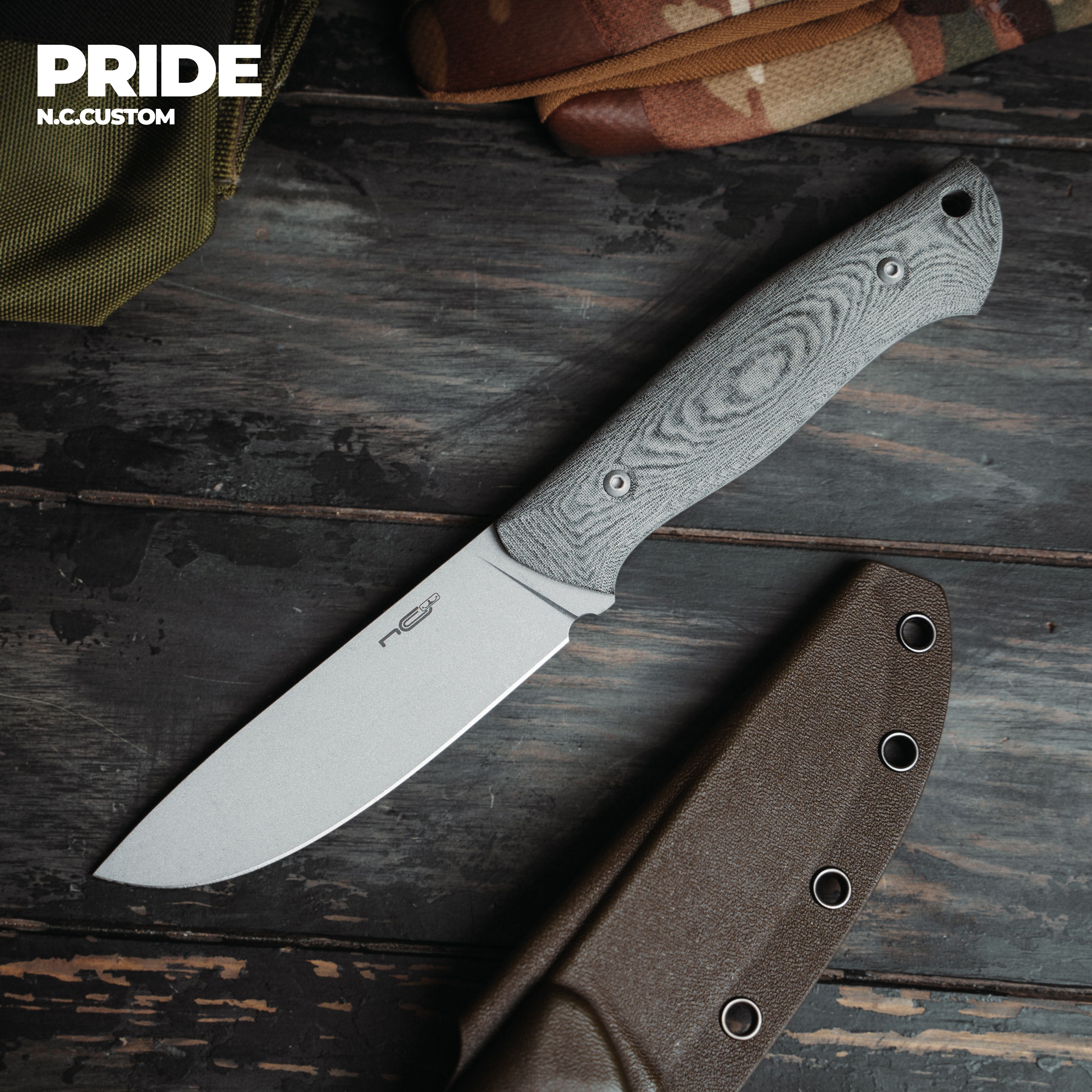 НожтуристическийPrideAUS-10Micarta