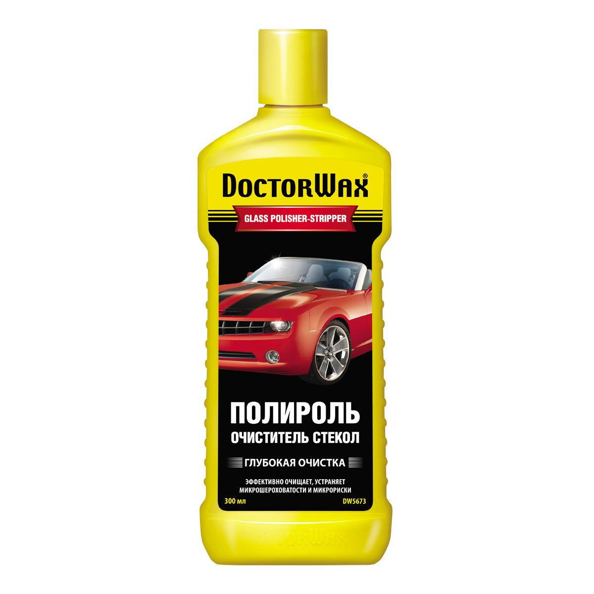 Полироль-очиститель стекла DOCTOR WAX DW5673 300 мл.