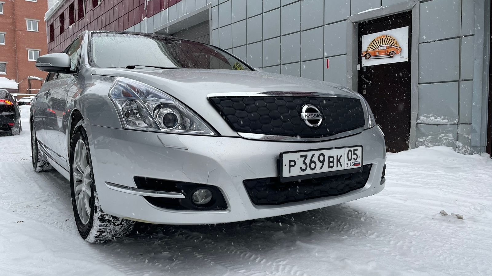 Утеплитель радиатора и бампера для Nissan Teana (2011 -2014) (J32) Рестайлинг Ниссан Теана