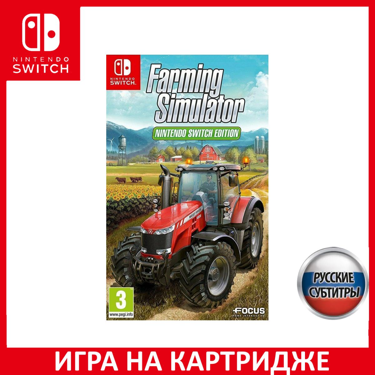 Игра Farming Simulator 23 Русская Версия (Switch) Картридж Nintendo Switch