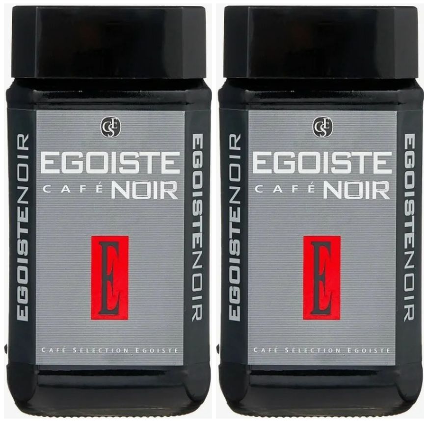 Кофе растворимый EGOISTE Noir 100 гр - 2 штуки