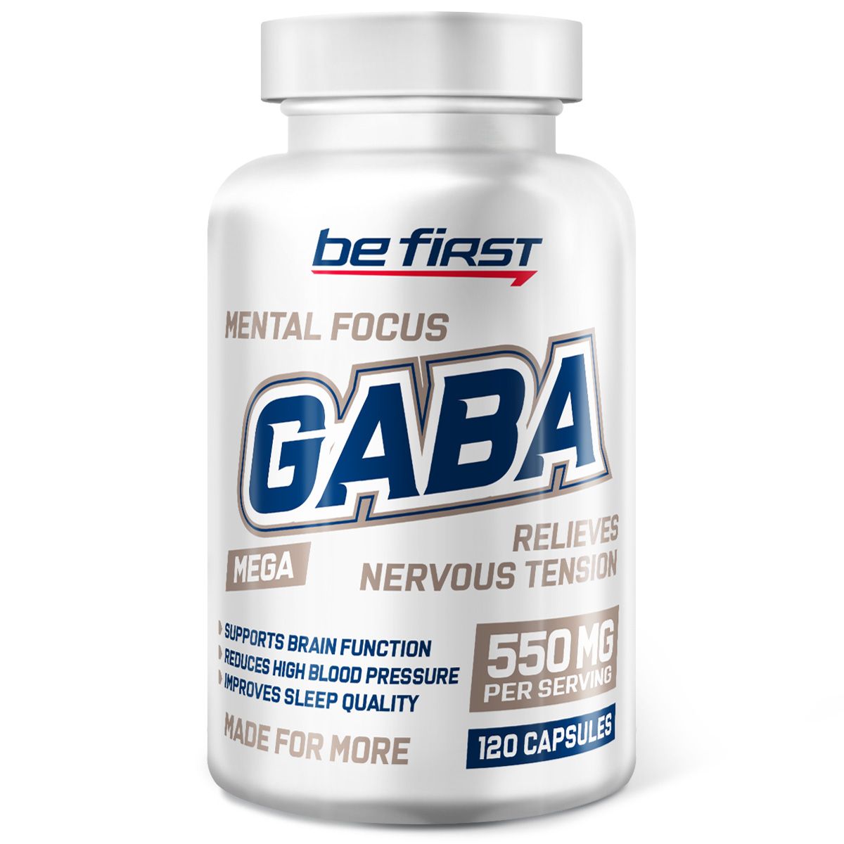 -  550   Be First GABA 550 mg Mega 120           gaba     -      