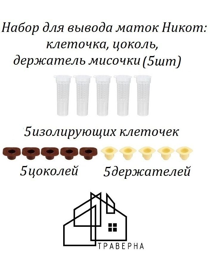 !5шт! Набор для вывода маток (клеточка, цоколь, держатель мисочки) НИКОТ (5шт)