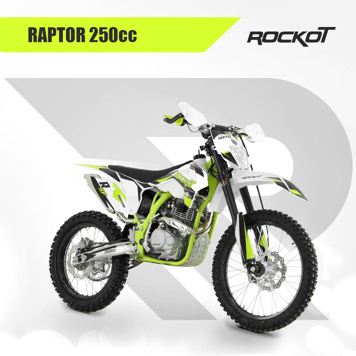 Мотоцикл эндуро ROCKOT R5F Raptor (250сс, 172FMM, 21/18)