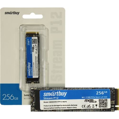 SmartBuy256ГБВнутреннийSSD-дискНакопительSSDM.2SMARTBUY256GBStreamP12PCIe3.0x4(SBSSD256-STP12-M2P3)(SBSSD256-STP12-M2P3)