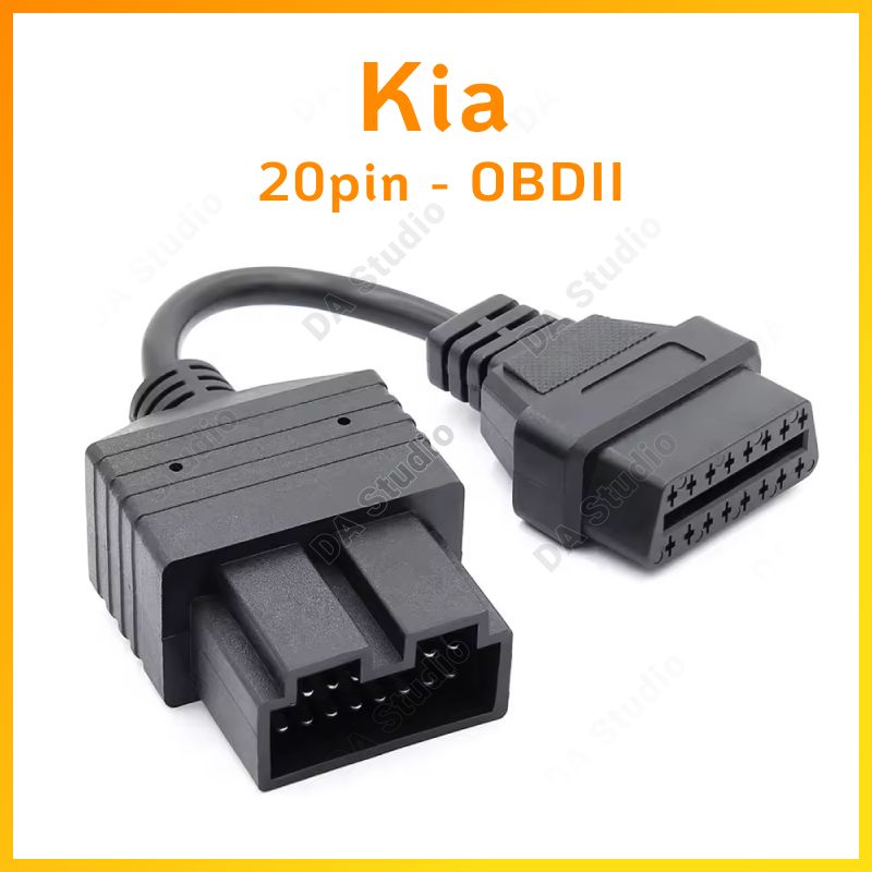 Кабель для диагностики Kia / Переходник 20pin - OBDII (16pin) / Улучшенная версия для Киа