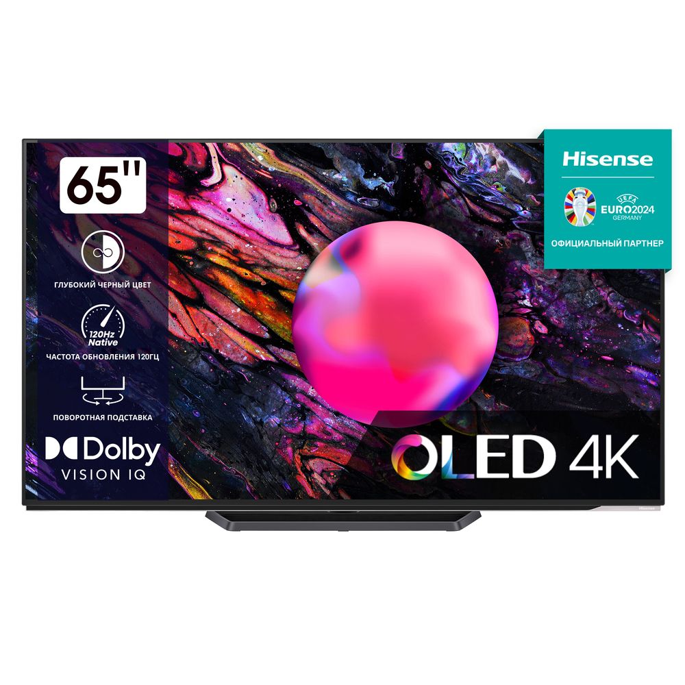 HisenseТелевизор65A85K65"4KUHD,серый