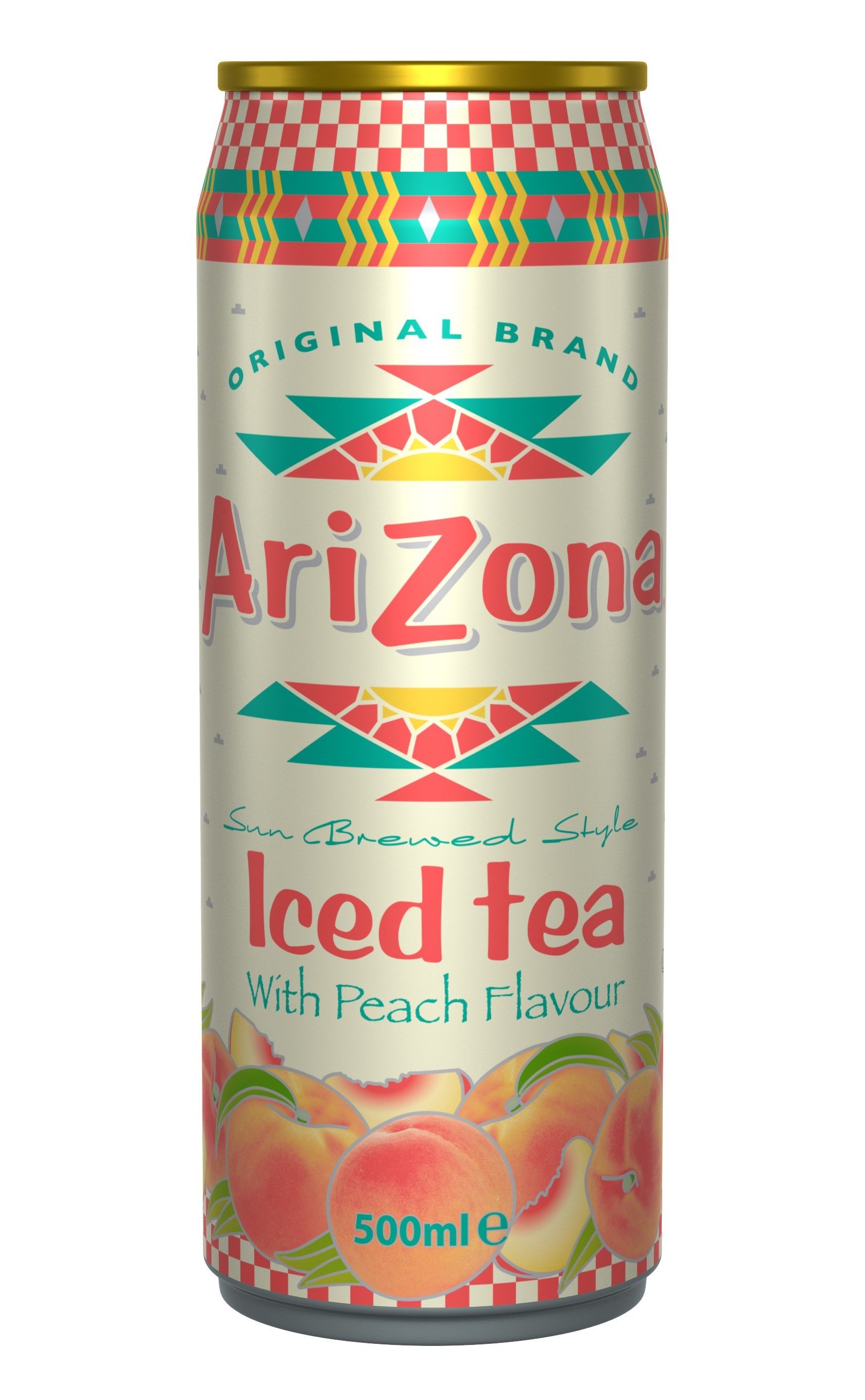 Чай ARIZONA (Аризона) With Peach Flavour (Персик) 0,5л х 12шт, ж/б