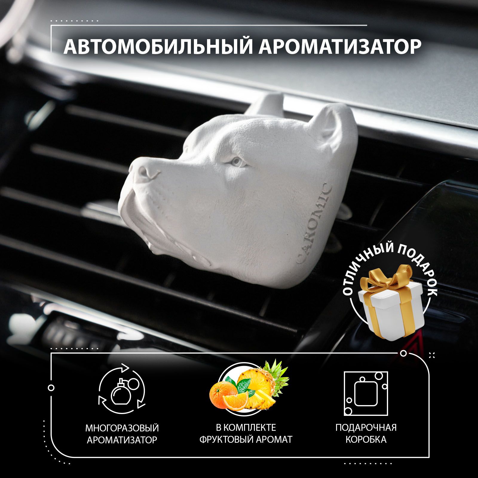 CAROMIC Ароматизатор автомобильный, Фруктовый, 10 мл - купить с доставкой  по выгодным ценам в интернет-магазине OZON (706280368)