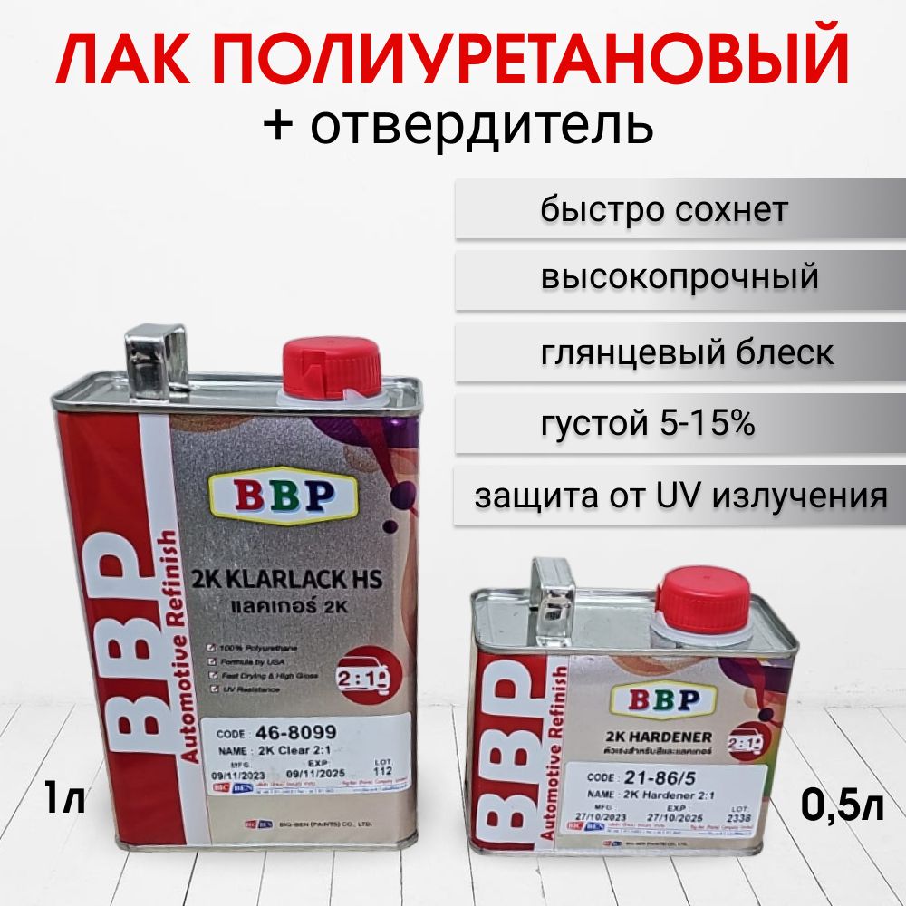 Лаки автомобильные BBP ben – купить в интернет-магазине OZON по низкой цене