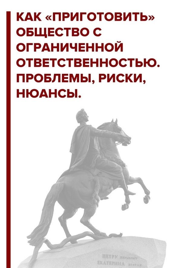 Как "приготовить" общество с ограниченной ответственностью. Проблемы, риски, нюансы. (1 шт) | Галичевский Игорь Николаевич