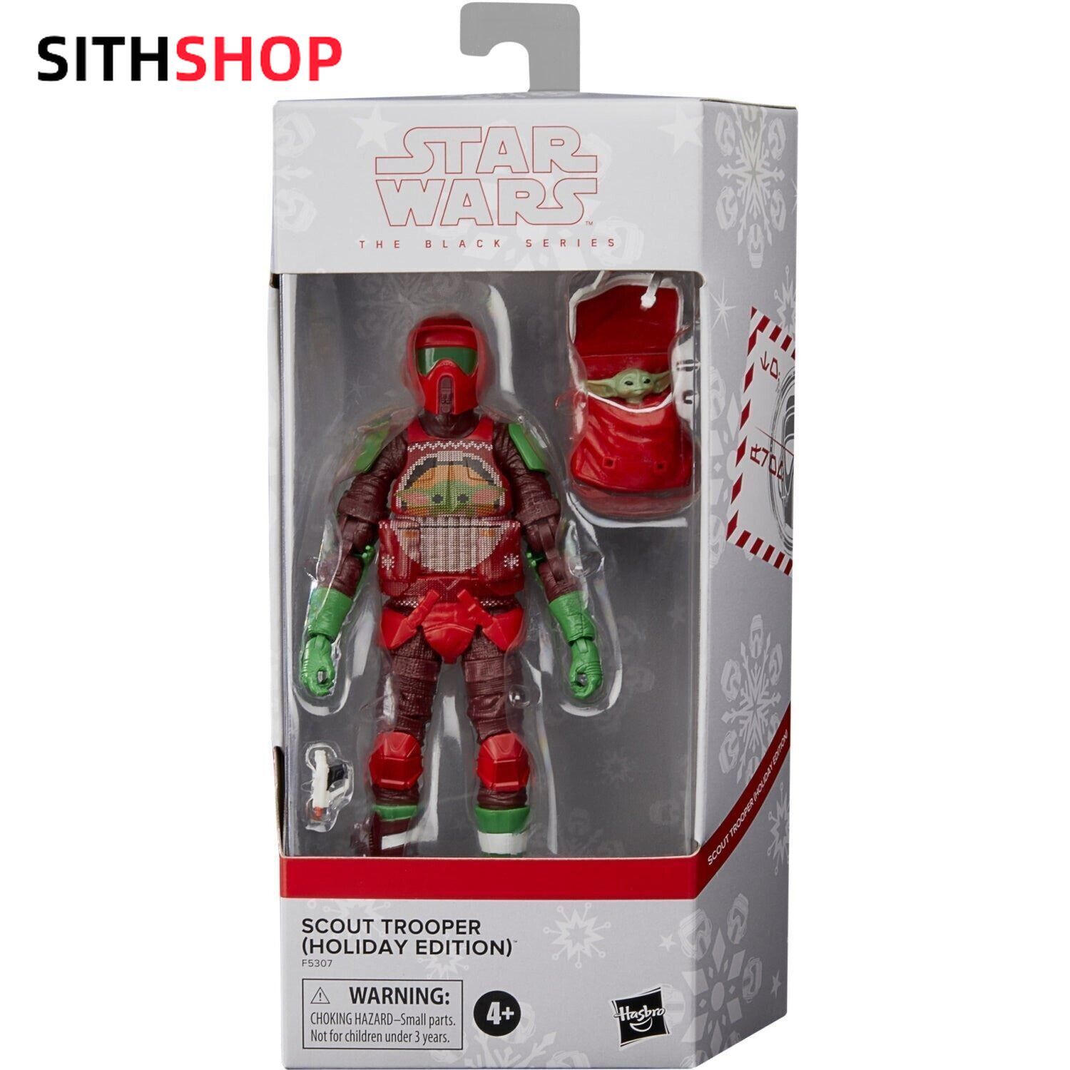 Hasbro Star Wars The Black Series Scout Trooper Holiday Edition 6 Inch Action Figure OZON 1663500797