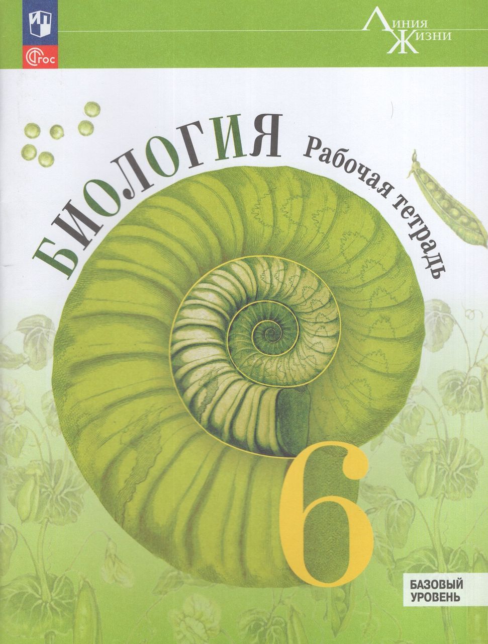 Биология. 6 класс. Рабочая тетрадь. Базовый уровень | Пасечник Владимир Васильевич