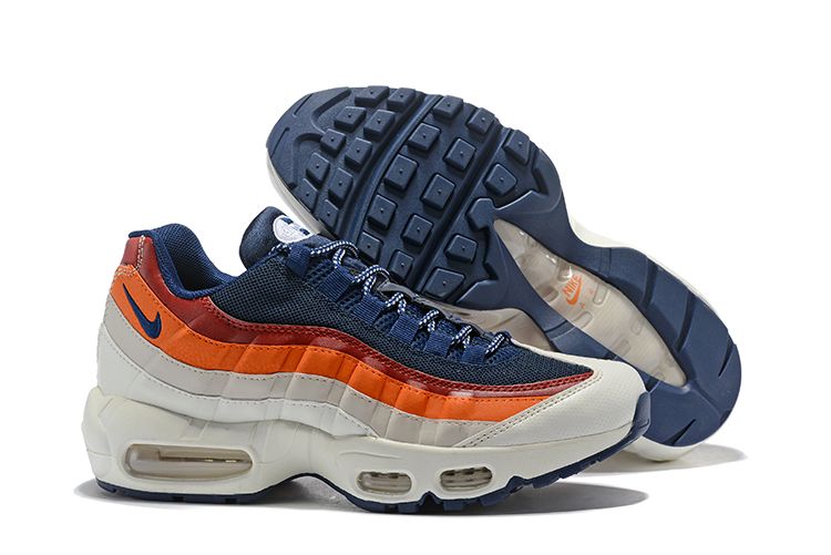 Nike air max 95 essential white / blue / red best sale