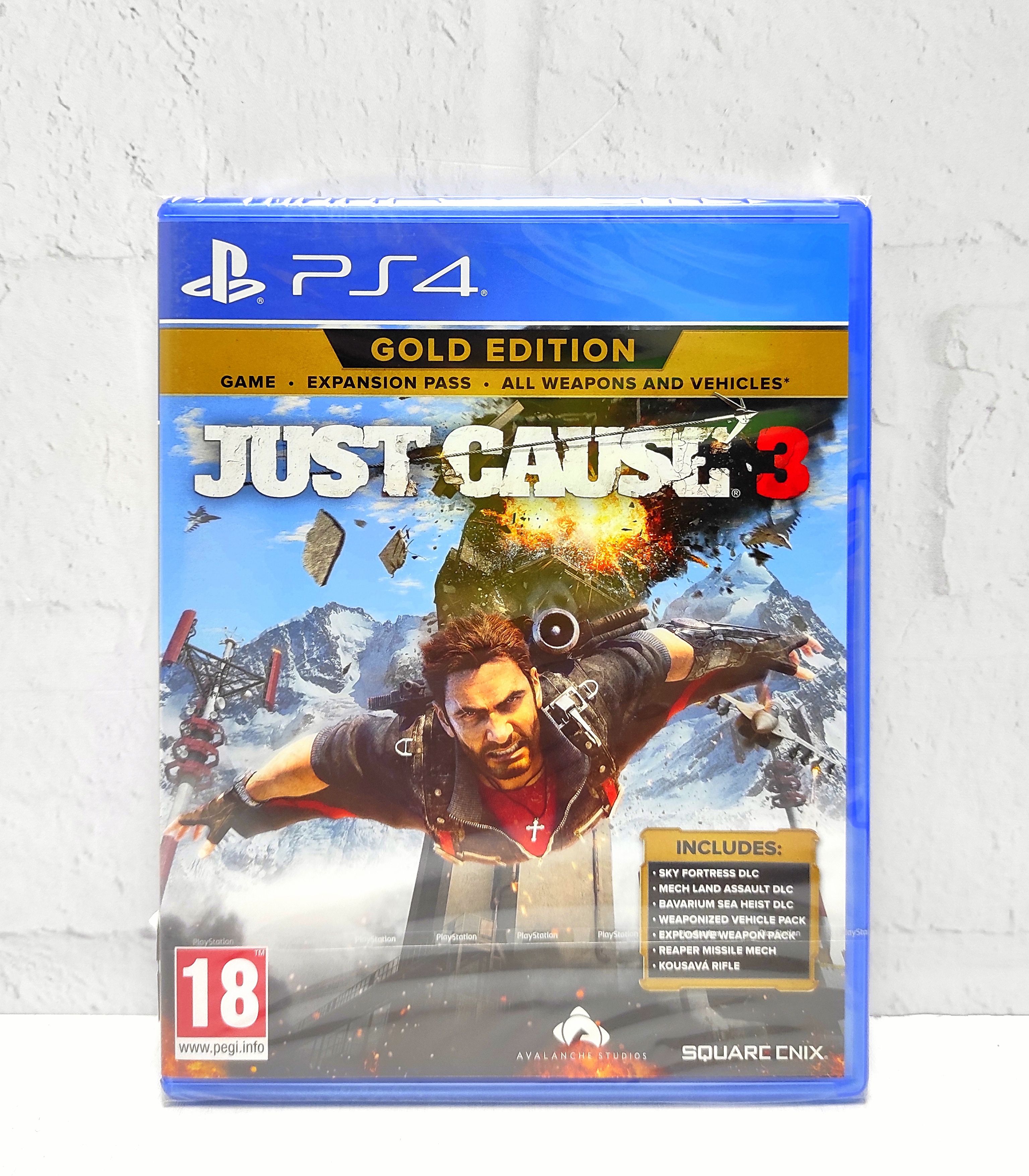 Игра newjustcause3goldps4 (PlayStation 4, PlayStation 5, Английская версия)  купить по низкой цене с доставкой в интернет-магазине OZON (1358401961)