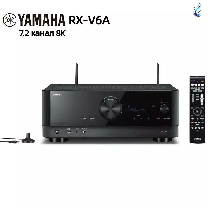 7,2-канальныйусилительмощностиYAMAHARX-V6Awirelesssurround/8K/Bluetooth/WIFI/black