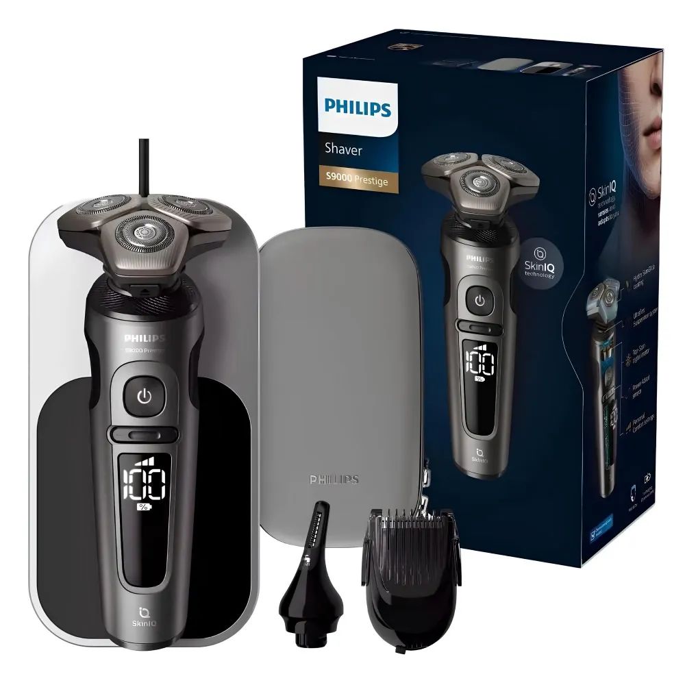 PhilipsЭлектробритваSeries9000PrestigeSP9872/22,серый