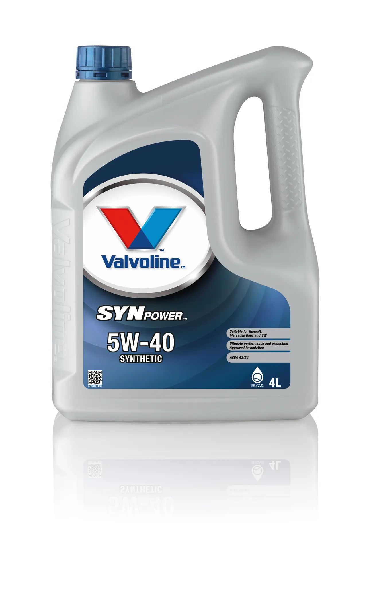 Valvoline synpower 5W-40 Масло моторное, Синтетическое, 4 л