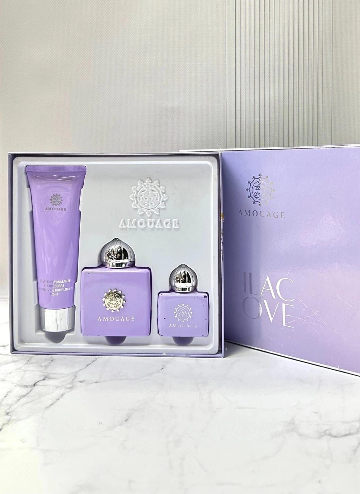 Парфюмерный набор Amouage Lilac Love , 3 предмета