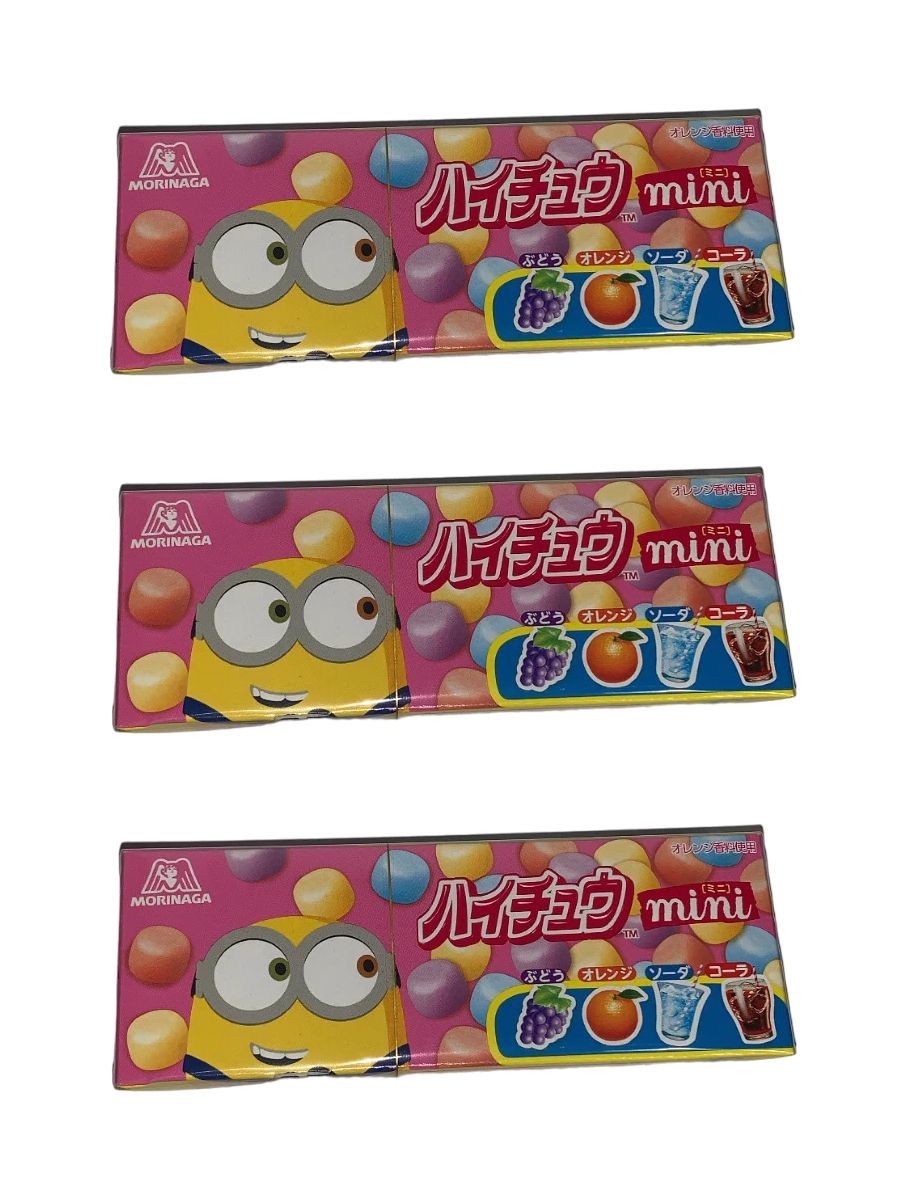 Жевательные конфеты Morinaga Hi-Chew Mini 4 вкуса (виноград, апельсин, содовая, кола), 40 г х 3 шт