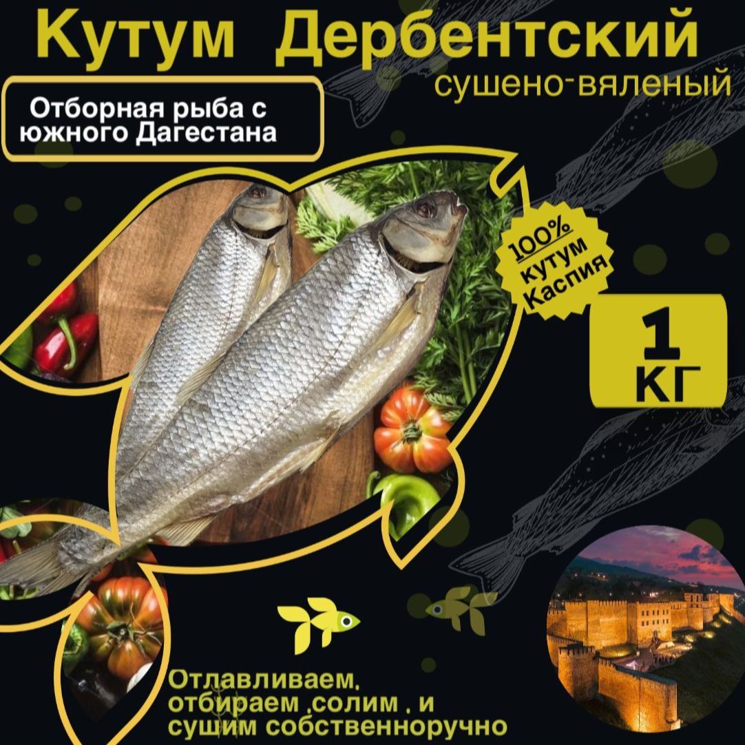 Кутум вяленный Каспийский Дербентский