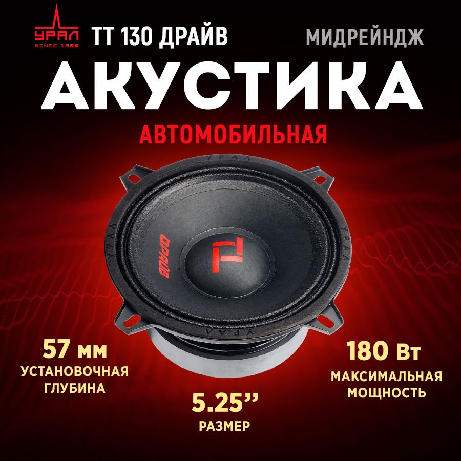 Акустика УРАЛ ТТ-130 ДРАЙВ (СЧ)