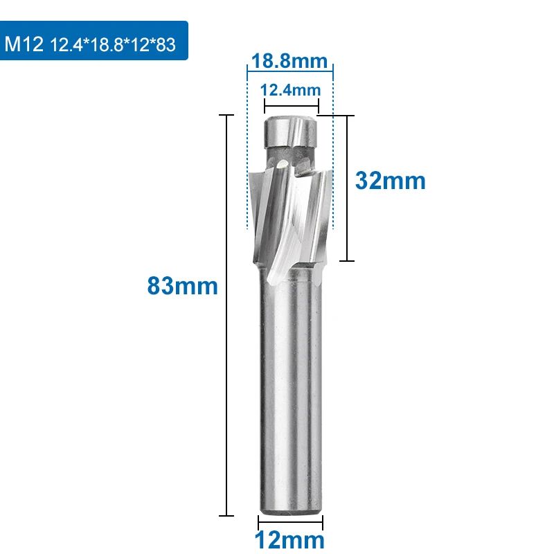 ЦековкаHSS,М12,12,4x18,8x12x83,1шт.