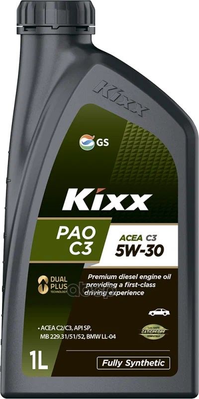 Kixx PAO C3 5W-30 Масло моторное, Синтетическое, 1 л