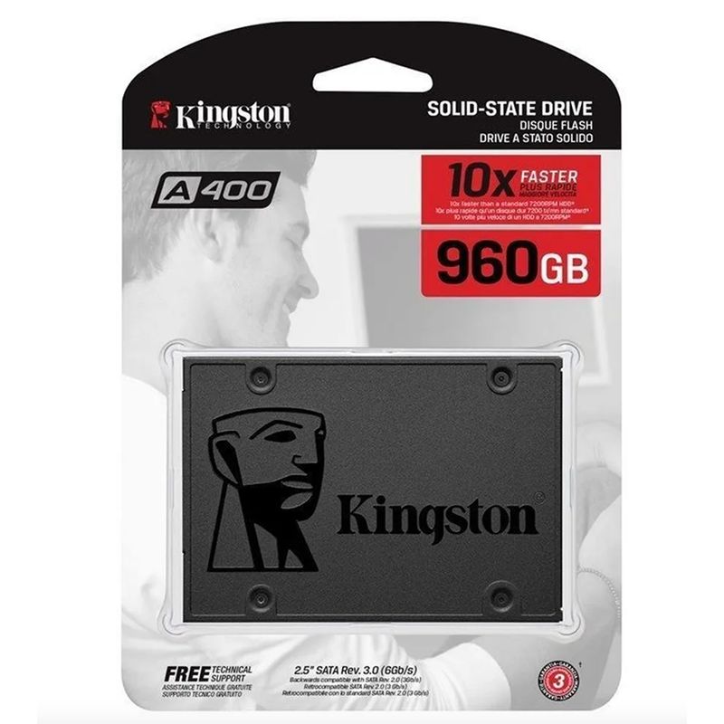 Kingston960ГБВнутреннийSSD-дискSA400S37/960G