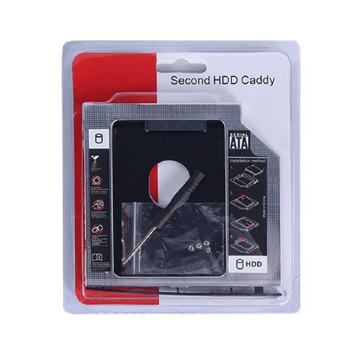 Оптибей SATA, салазки для жесткого диска SSD/HDD optibay 12.7 мм