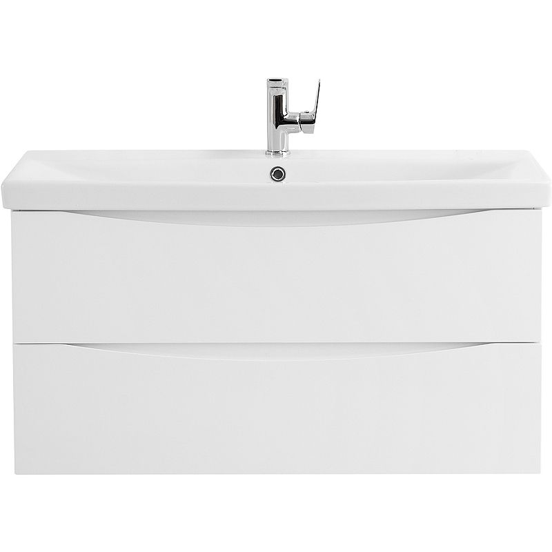 Тумба с раковиной belbagno marino 100 bianco opaco