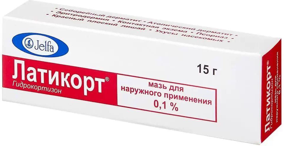 Латикорт, мазь 0.1%, 15 г