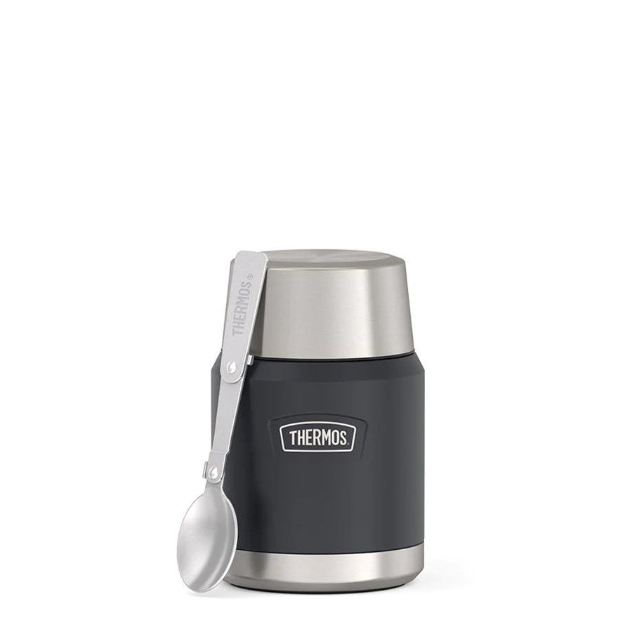 THERMOS для еды 0.47л ICON, 24/10, гранит - безупречное качество с 1904 (IS-300 GT) тот самый термос с широким горлом