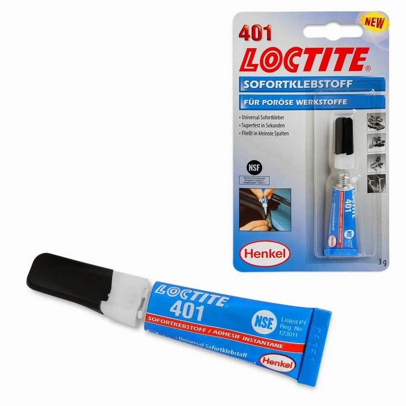 Клей Loctite 401 цианоакрилатный (3 г)