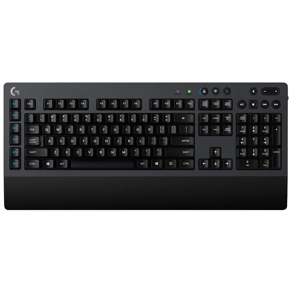 LogitechКлавиатурабеспроводнаяG613,(Romer-G),Английскаяраскладка,черный