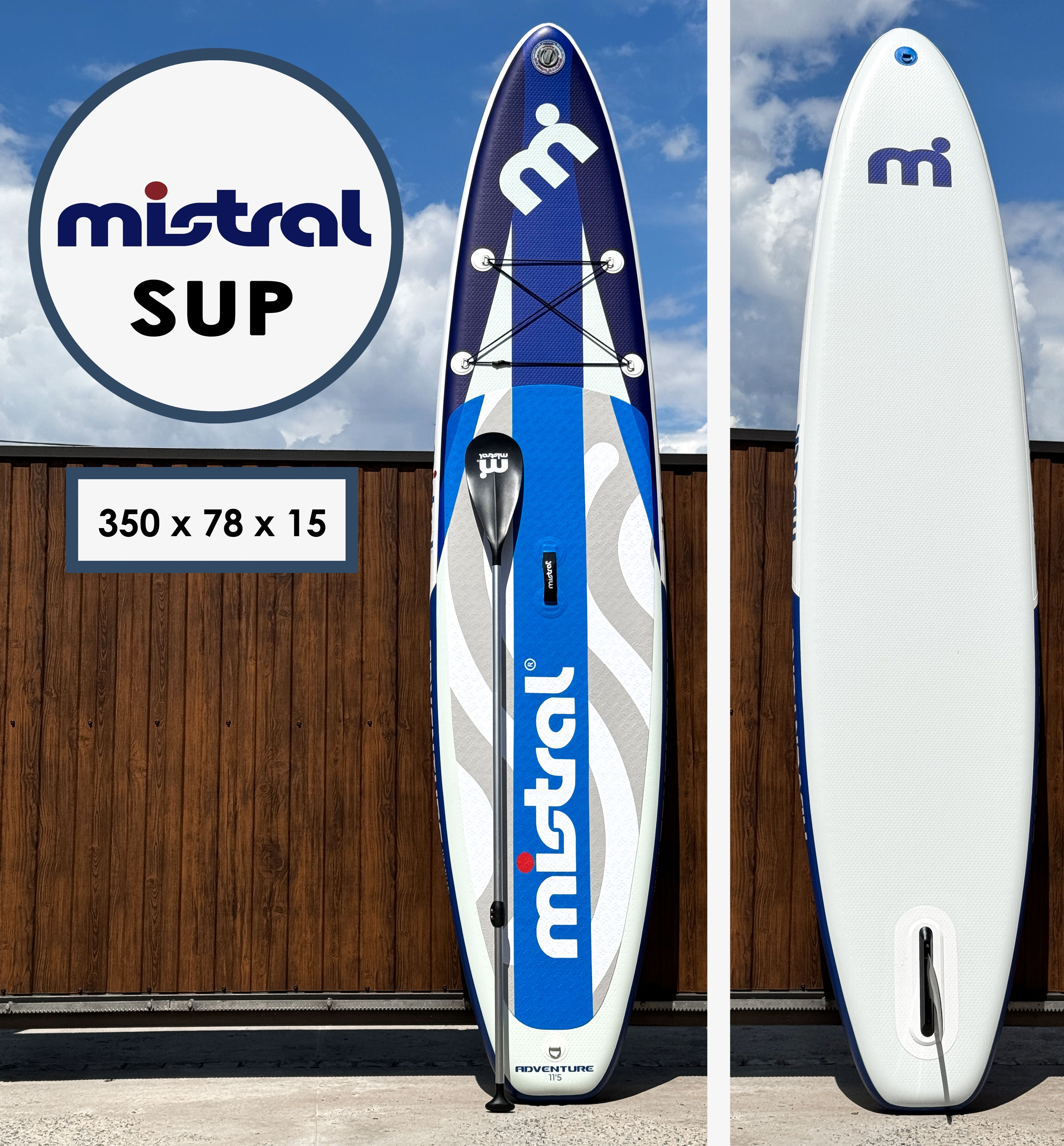 SupboardСапборднадувнойдоскадляплаванияMistralAdventure2хслойный