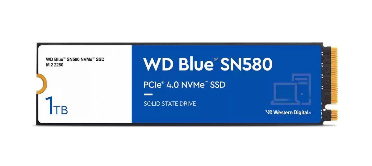 WesternDigital1ТБВнутреннийSSD-дискBlueSN580WDS100T3B0E(WDS100T3B0E)