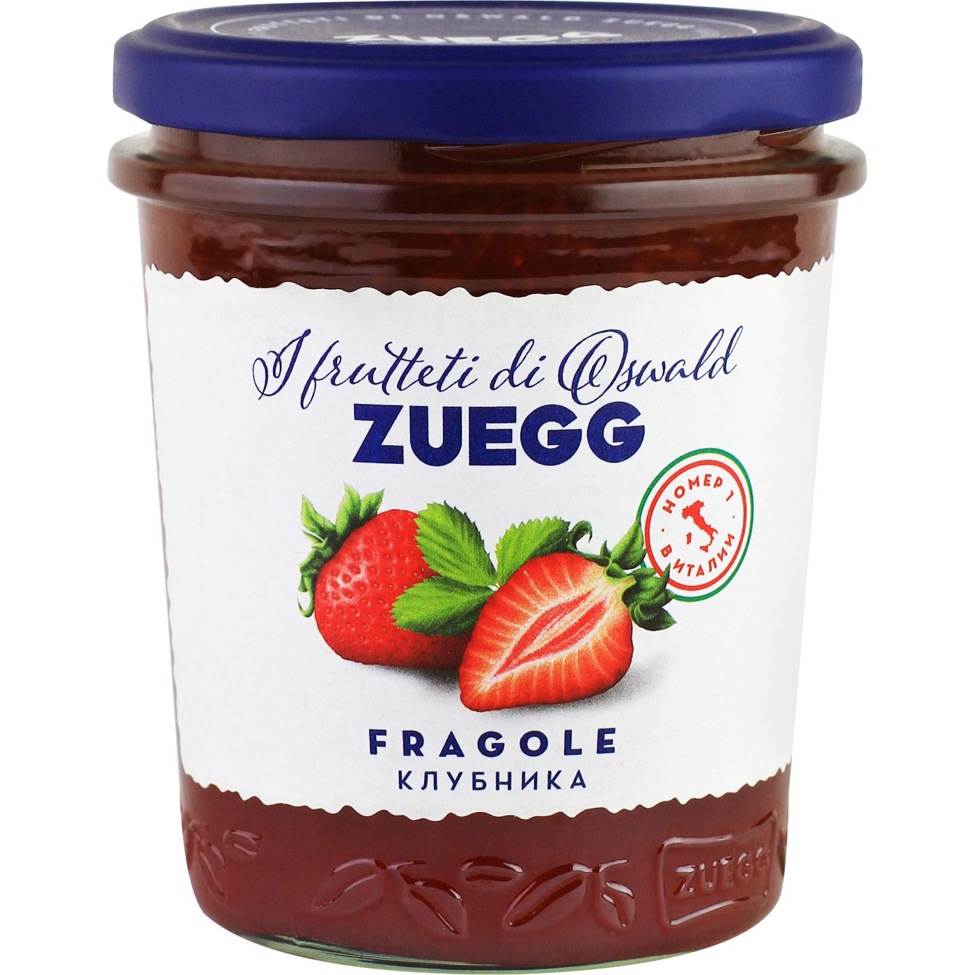 Конфитюр ZUEGG Клубника экстра, 320г