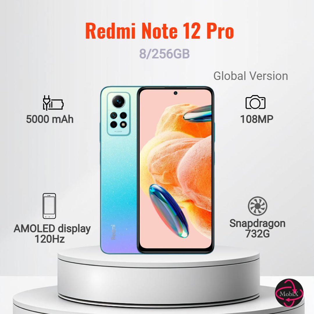 XiaomiСмартфонRedmiNote12Pro8/256ГБ,голубой