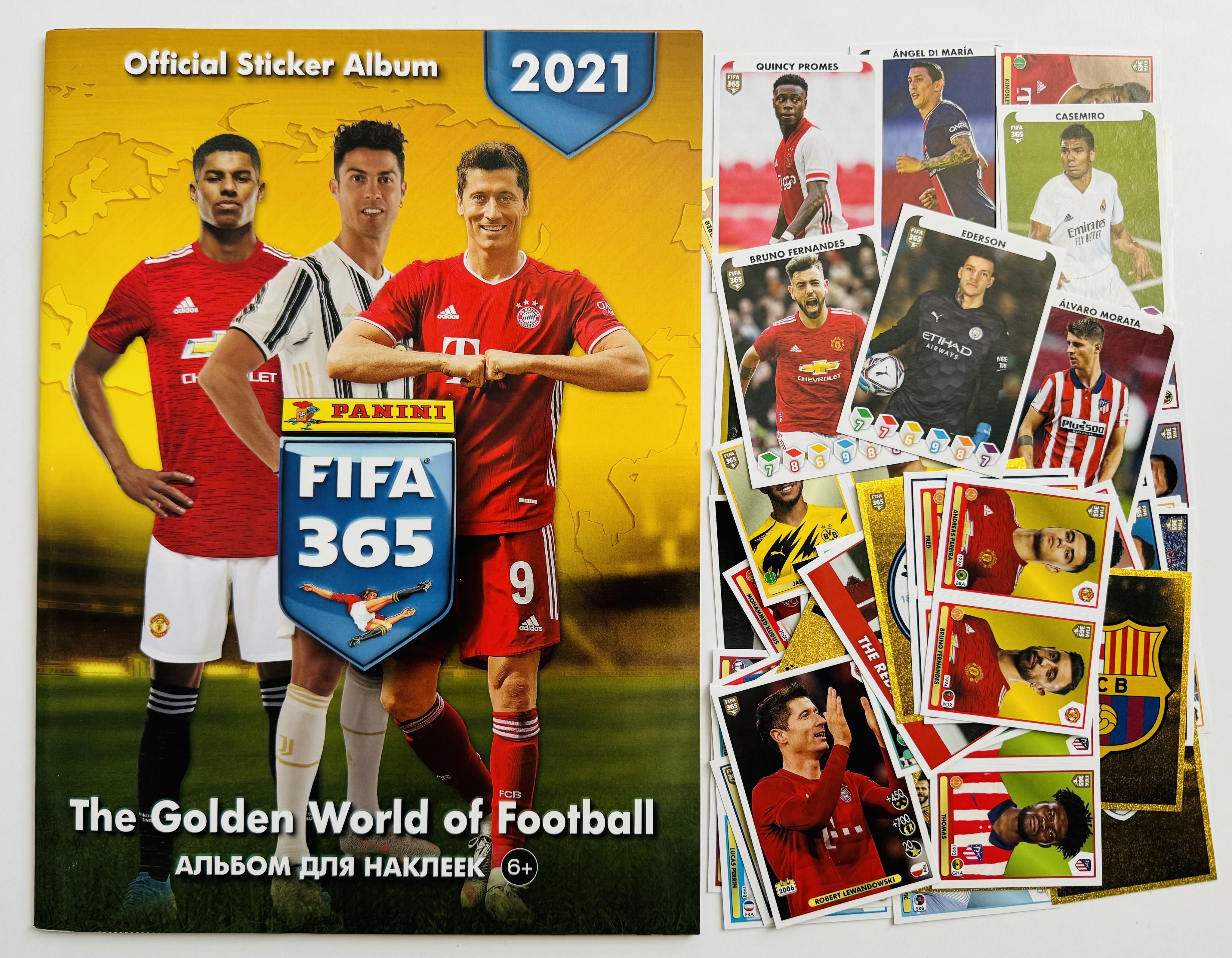 Panini FIFA 365 2021 пустой альбом + 50 стикеров