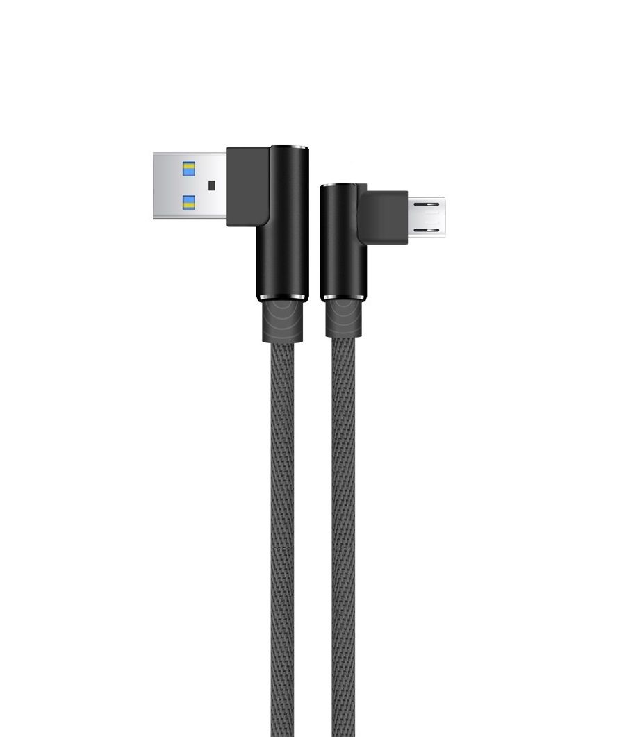 КабельmicroUSB2.0Г-образный(L-образный)угловой,1метр