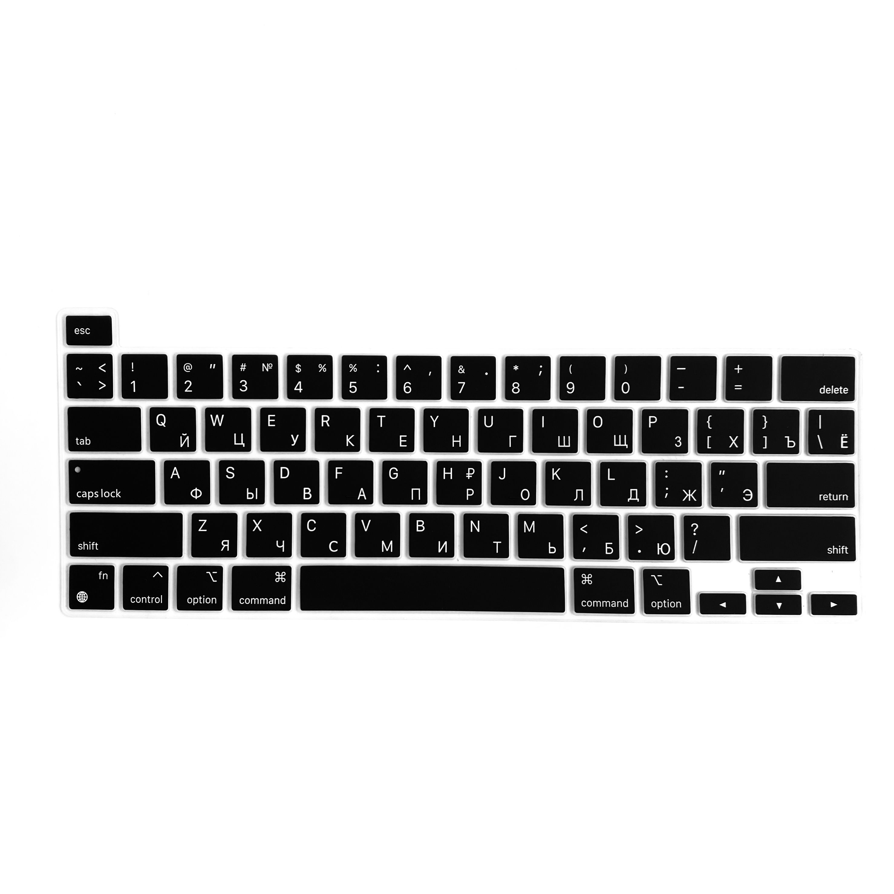 Накладка на клавиатуру для MacBook Pro 13 M1 M2 и MacBook Pro 16 2019 / Накладка с Американской раскладкой для Макбук Про 13 2020-2022 (A2289 A2251 A2338), Макбук Про 16 2019 (A2141), 1 шт.