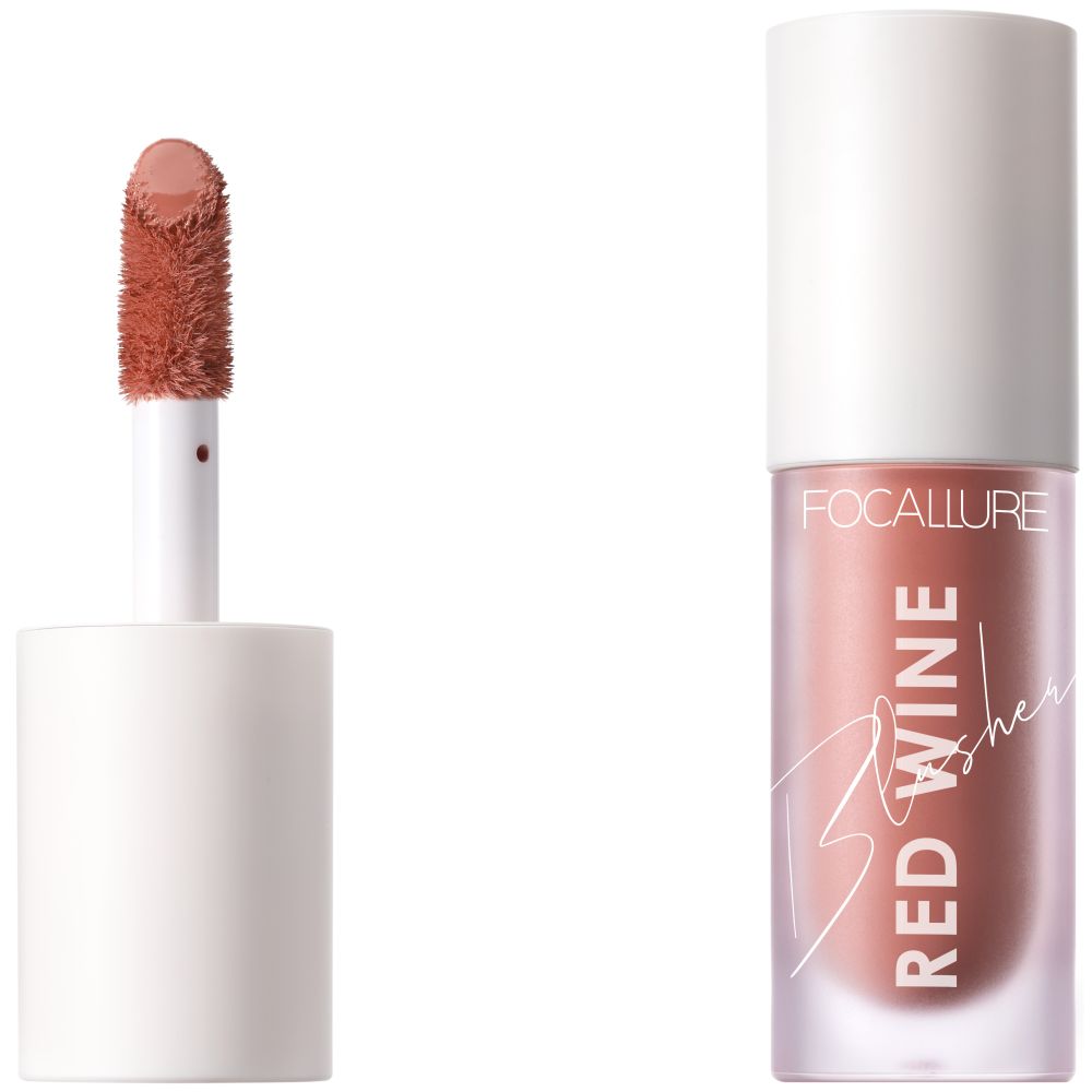 FOCALLURE Румяна жидкие Hangover Red Wine Blusher тон B02, 5 г купить на OZON по низкой цене (1681239849)